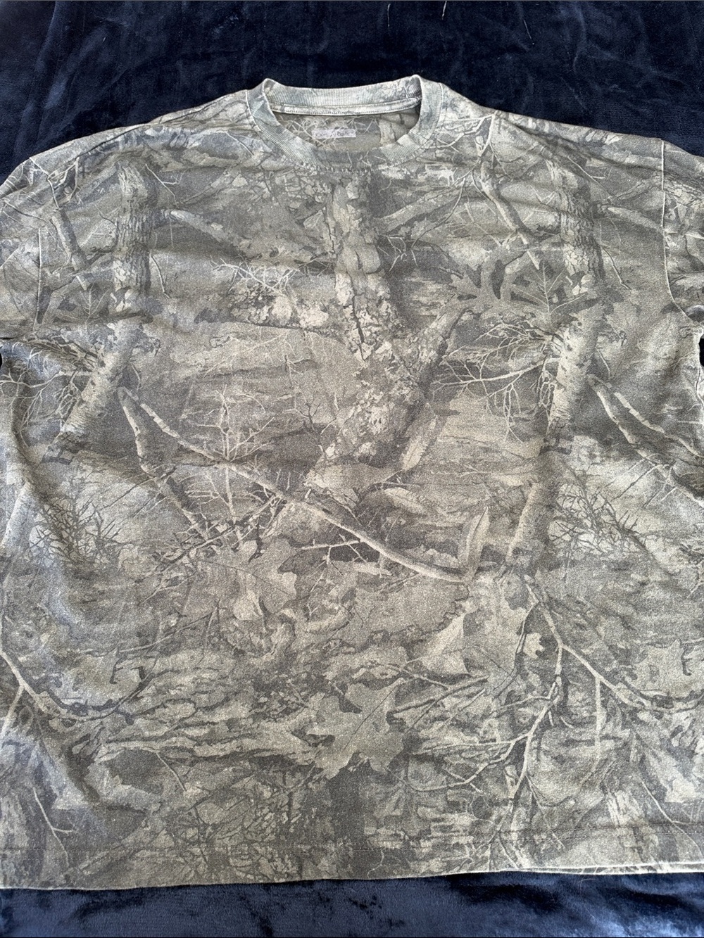 Men's Short-Sleeve Camouflage Crewneck T-Shirt - Gray
